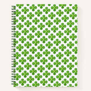 Beau cahier aux feuilles vertes d'arbre de jade