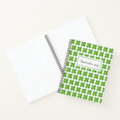 Beau cahier aux feuilles vertes d'arbre de jade (Intérieur)