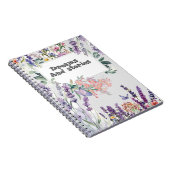 Beau cahier de fleurs de tulipes (Côté Droit)