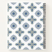 Beau cahier spirale bleu et vert  (Dos)