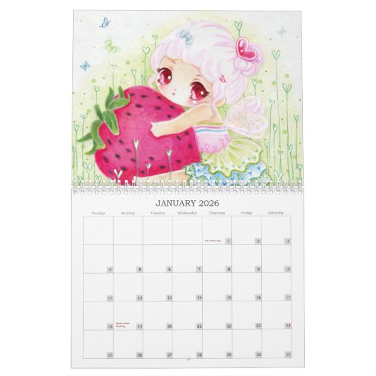 Beau calendrier 2013 de filles d'anime (Jan 2026)