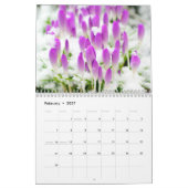 Beau calendrier 2013 de fleurs (Feb 2027)
