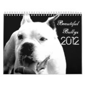 Beau calendrier de chien de Bullys 2012 (Protection)