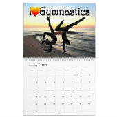 BEAU CALENDRIER DE GYMNASTICS INSPIRANT (Jan 2027)