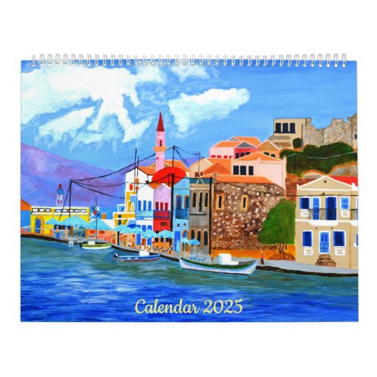 Beau calendrier de la Grèce 2025 (Protection)