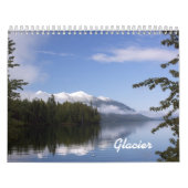 Beau calendrier de parc national de glacier (Protection)