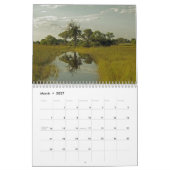 BEAU calendrier de taille moyenne du BOTSWANA (Mar 2027)