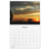 Beau calendrier de toile de la nature (Mar 2027)