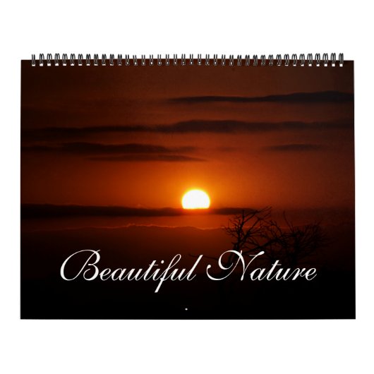 Beau calendrier de toile de la nature (Protection)