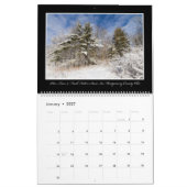 Beau calendrier des arbres 2017 par Thomas (Jan 2027)