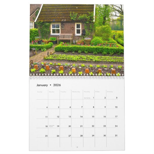 Beau calendrier des jardins 2013 (Jan 2026)