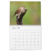 Beau calendrier des oiseaux Jardins (Jan 2027)