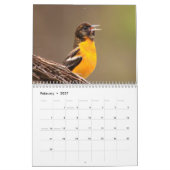 Beau calendrier des oiseaux Jardins (Feb 2027)