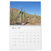 Beau calendrier des paysages désertiques (Feb 2027)