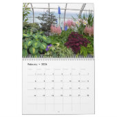 Beau calendrier d'impression de jardin (Feb 2026)