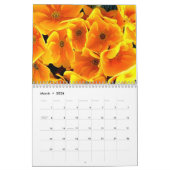Beau calendrier Fleur Nature 2024 (Mar 2026)