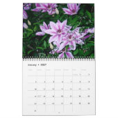 Beau Calendrier Fleurs (Jan 2027)
