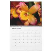 Beau calendrier Orchidées 2021 (Feb 2027)