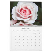 Beau calendrier Rose (Jan 2027)