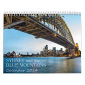 Beau calendrier Sydney de photo et montagnes (Protection)