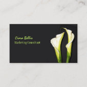 Beau calla carte de visite (Devant)