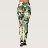 Beau camouflage Art Leggings (Dos)