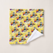 Beau Canards mandarins (Gant de toilette)