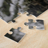 Beau Cardinal Rouge dans Puzzle d'arbre rempli de (Côté)