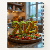 Beau carnet 2025 collège de plaque de salade (Dos)