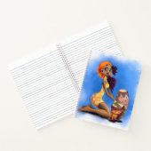 Beau Carnet Africain Fille Drummer (Intérieur)