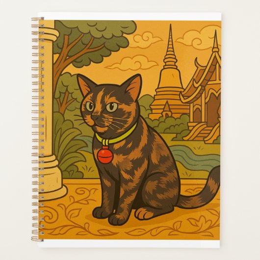 Beau Carnet de chats Siam (Devant)