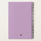 Beau Carnet de devis Inspirationnel Lavender (Verso)