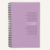 Beau Carnet de devis Inspirationnel Lavender (Recto)