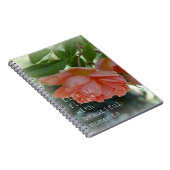 Beau carnet de journal de roses de moments (Côté Droit)