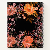 Beau Carnet de Journal Floral (Dos)