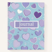Beau Carnet de Journal Heart (Devant)