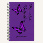Beau Carnet de papillons (Recto)