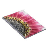 Beau Carnet de tournesol rose (Côté Droit)
