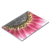 Beau Carnet de tournesol rose (Côté gauche)