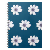 Beau Carnet design Flower Blue (Devant)