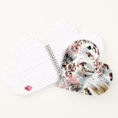 Beau carnet design orchidée (Intérieur)