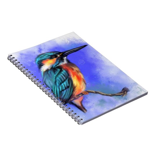 Beau Carnet d'oiseaux Kingfisher (Côté Droit)