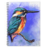 Beau Carnet d'oiseaux Kingfisher (Devant)