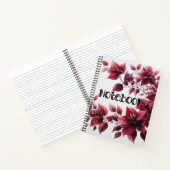 Beau carnet fleuri imprimé (Intérieur)