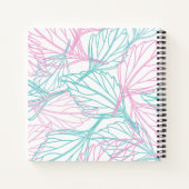 Beau Carnet motif feuille (Dos)