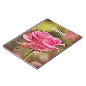 Beau Carnet Rose Art Journal (Côté gauche)