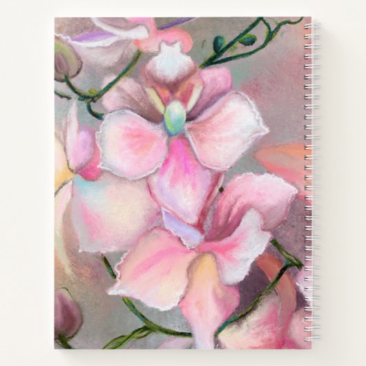 Beau Carnet rose orchidée (Dos)