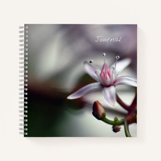 Beau Carnet Spiral Flower Design (Devant)