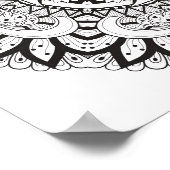 Beau Carré Déco Doodle 2 (Coin)