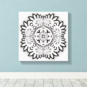 Beau Carré Déco Doodle 6 (Insitu (Plancher de Bois))